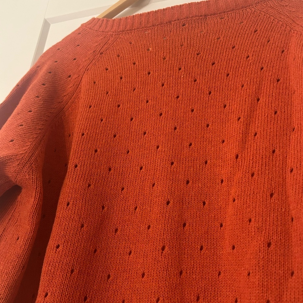 Just fashion now orange cardigan 4X NWT - Picture 8 of 8